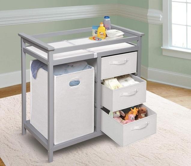 changing tables with built in storage