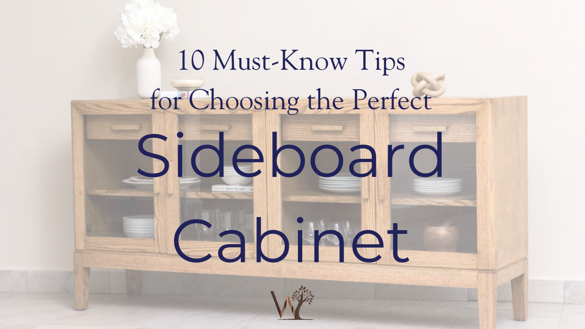 choosing the perfect sideboard cabinet