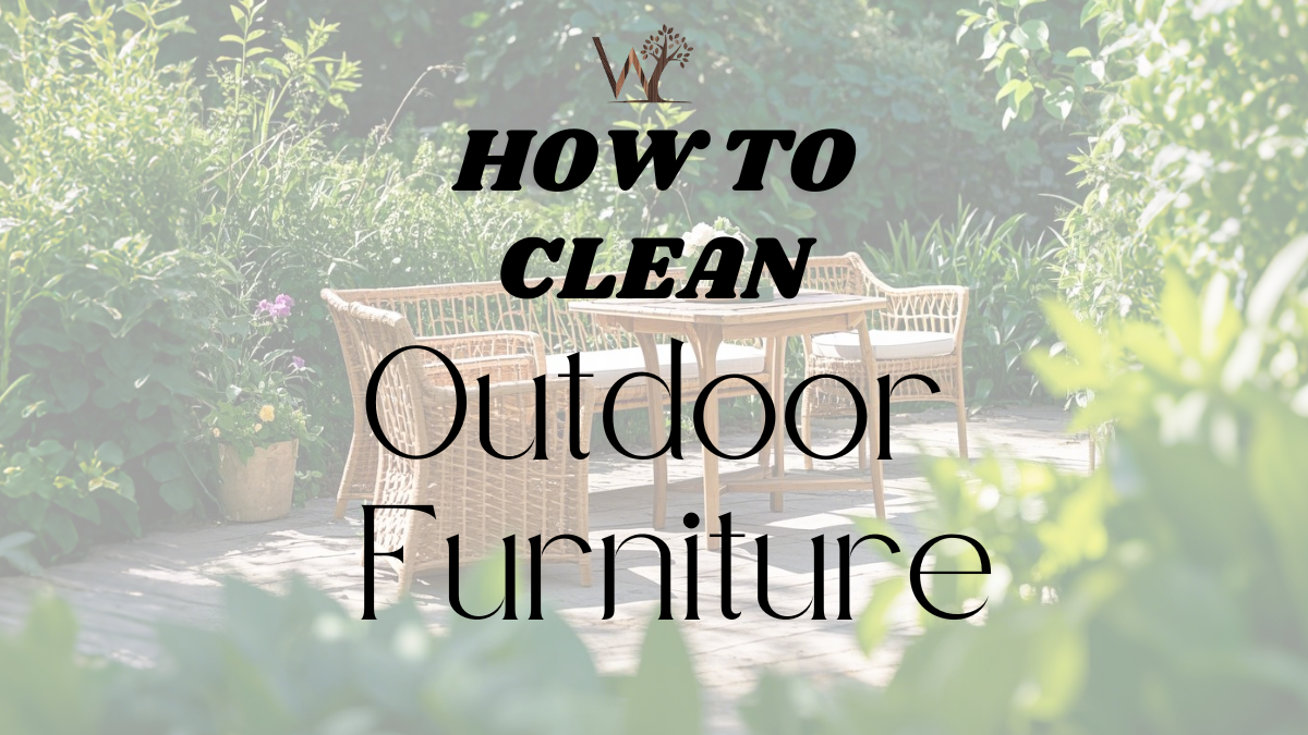 how to clean outdoor furniture