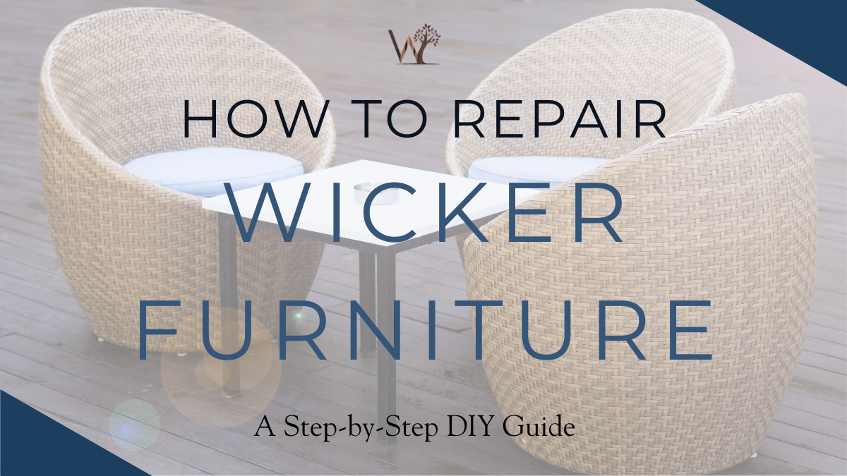 how to repair wicker furniture