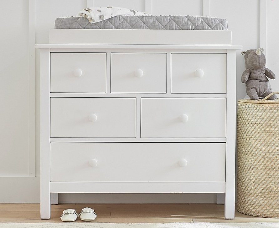 kendall nursery dresser & topper set