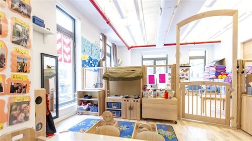 montessori classroom with flexible dividers