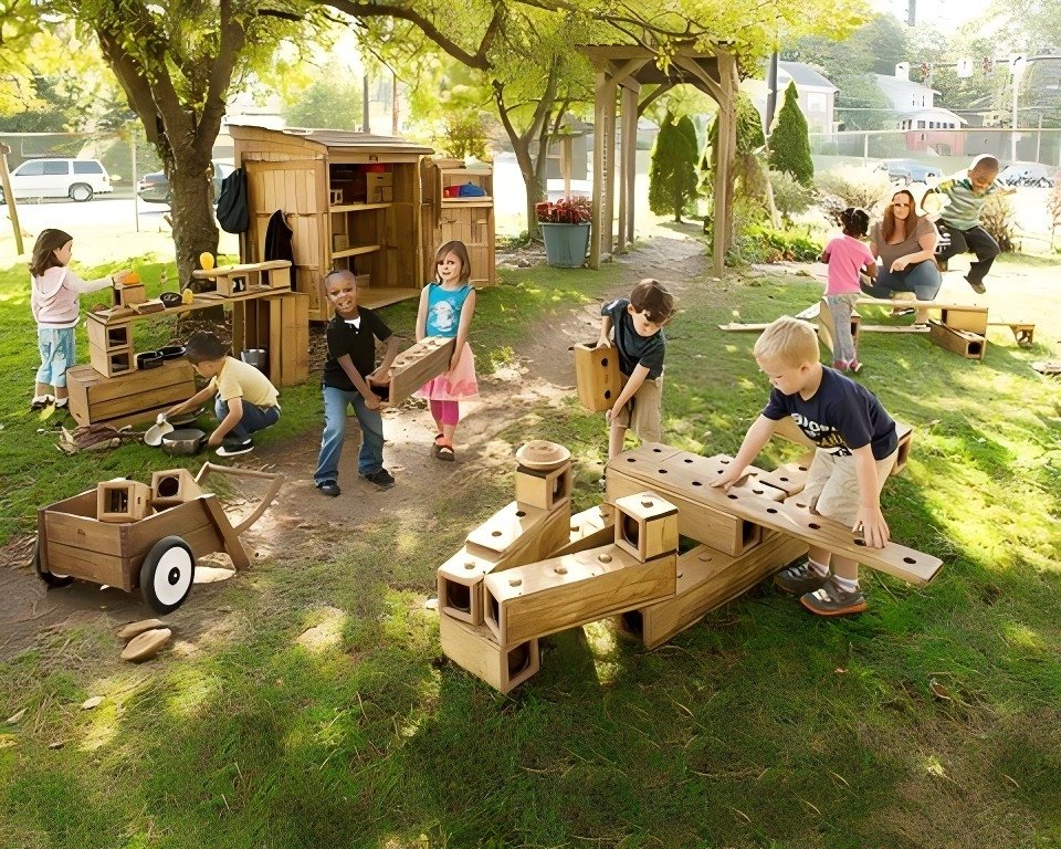 outdoor montessori classroom