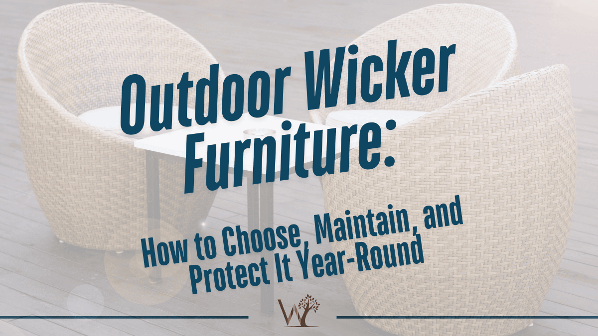 outdoor wicker furniture