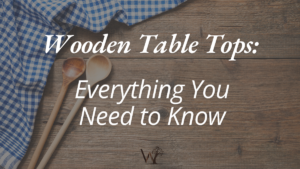 wooden table tops