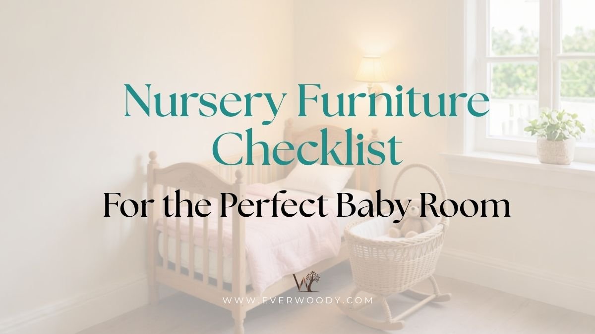 nursery furniture checklist for the perfect baby room